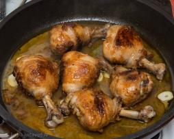 Как приготовить куриные ножки в яблочном соусе 