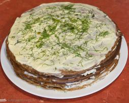Печеночный торт Латгале